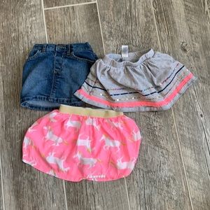 Bundle of 3 skirts size 3T great condition!!!